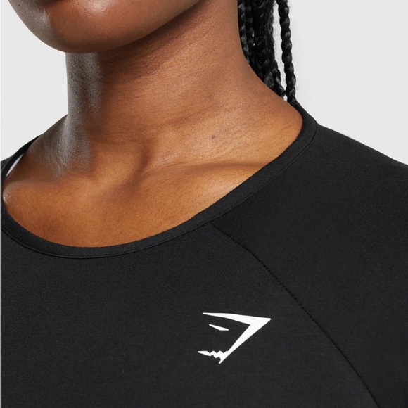 Gymshark LIFTING ESSENTIAL LONG SLEEVE CROP TOP - Picture 5 of 5